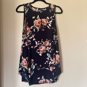 Floral Sleeveless Top